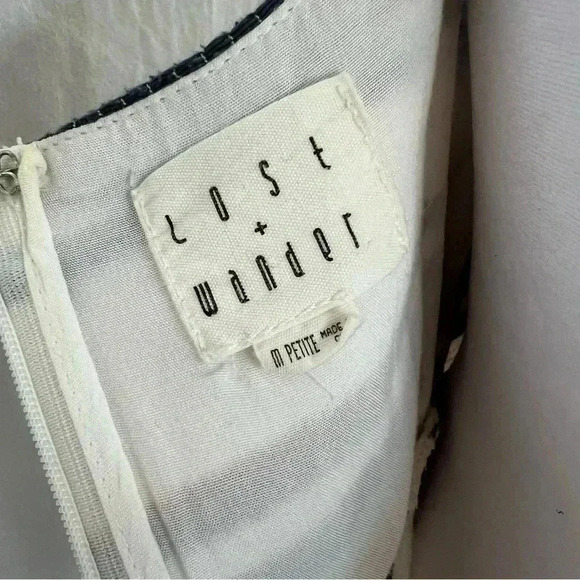 Lost + Wander patriotic midi dress with tie-up front. - Picture 10 of 12